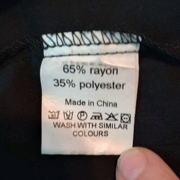 Zanzea Collection Off Shoulder Dress Medium Black Bell 3/4 Ruffle Sleeve - Picture 13 of 15